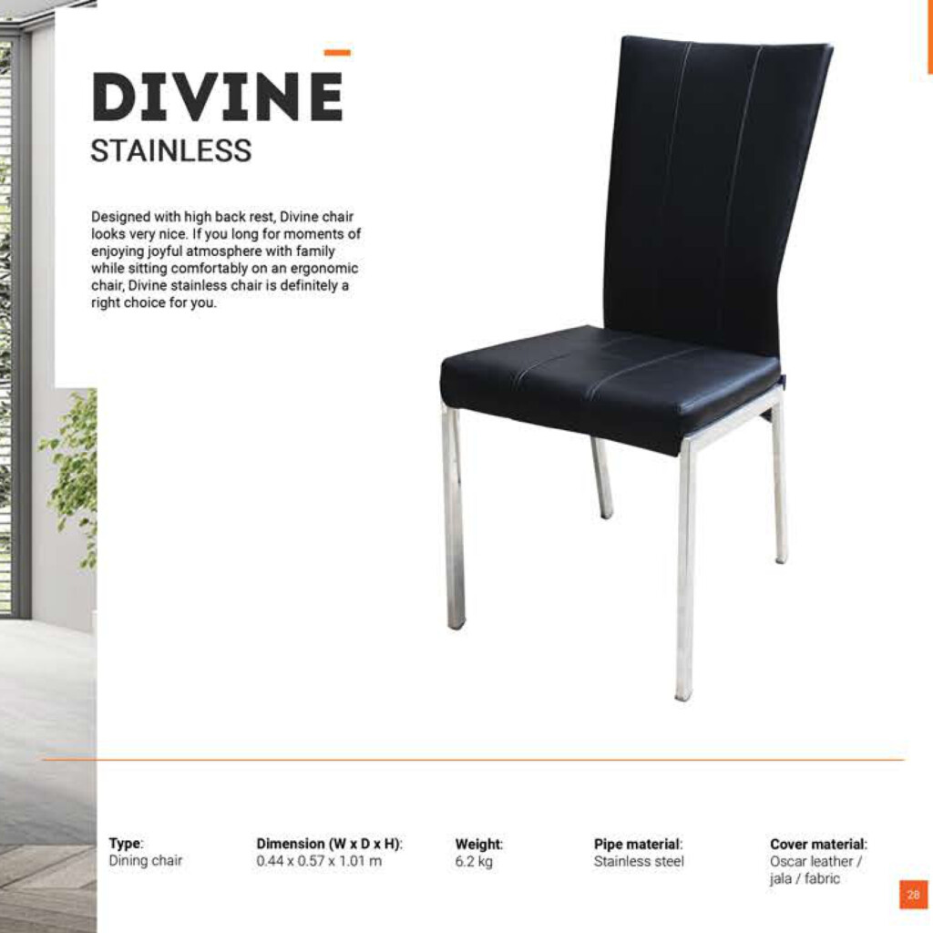KURSI MAKAN DIVINE